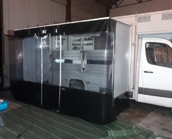 Remplacement des parois d’un food-truck